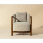 Beatrice Lounge Chair - Dove Cream 111957 111957 BEATRICE LOUNGE CHAIR DOVE CREAM 1