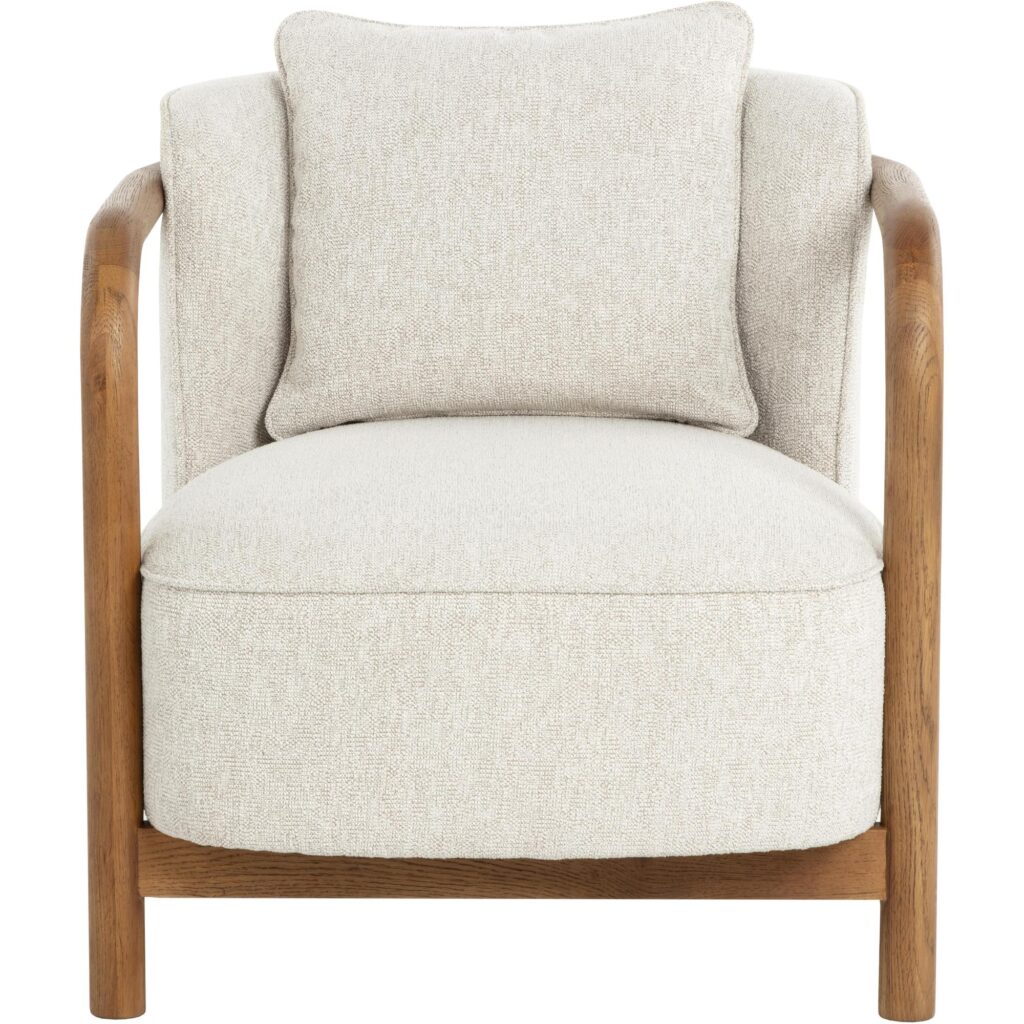 Beatrice Lounge Chair - Dove Cream - Image 5
