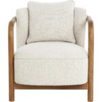 Beatrice Lounge Chair - Dove Cream 111957 111957 BEATRICE LOUNGE CHAIR DOVE CREAM 21