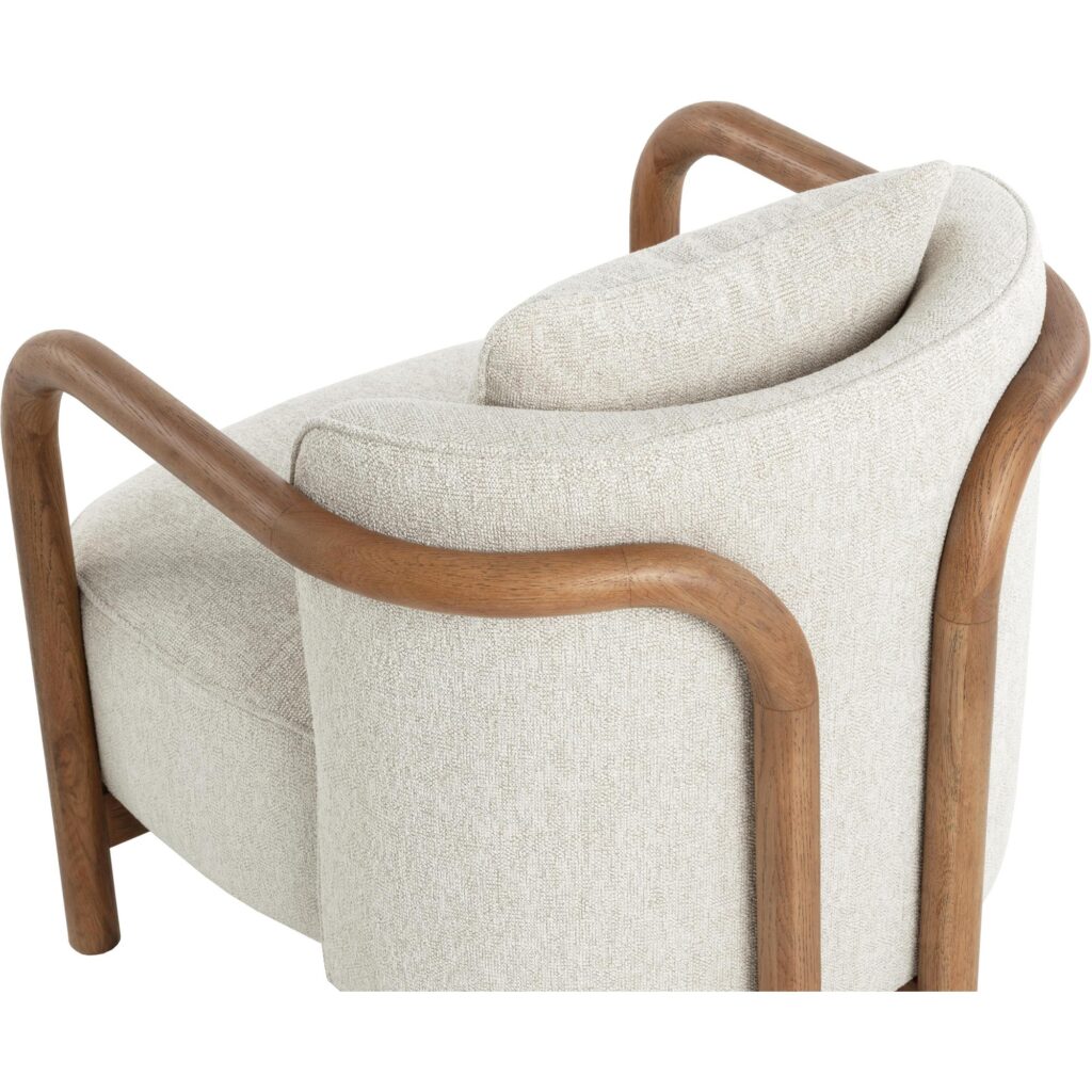Beatrice Lounge Chair - Dove Cream - Image 8