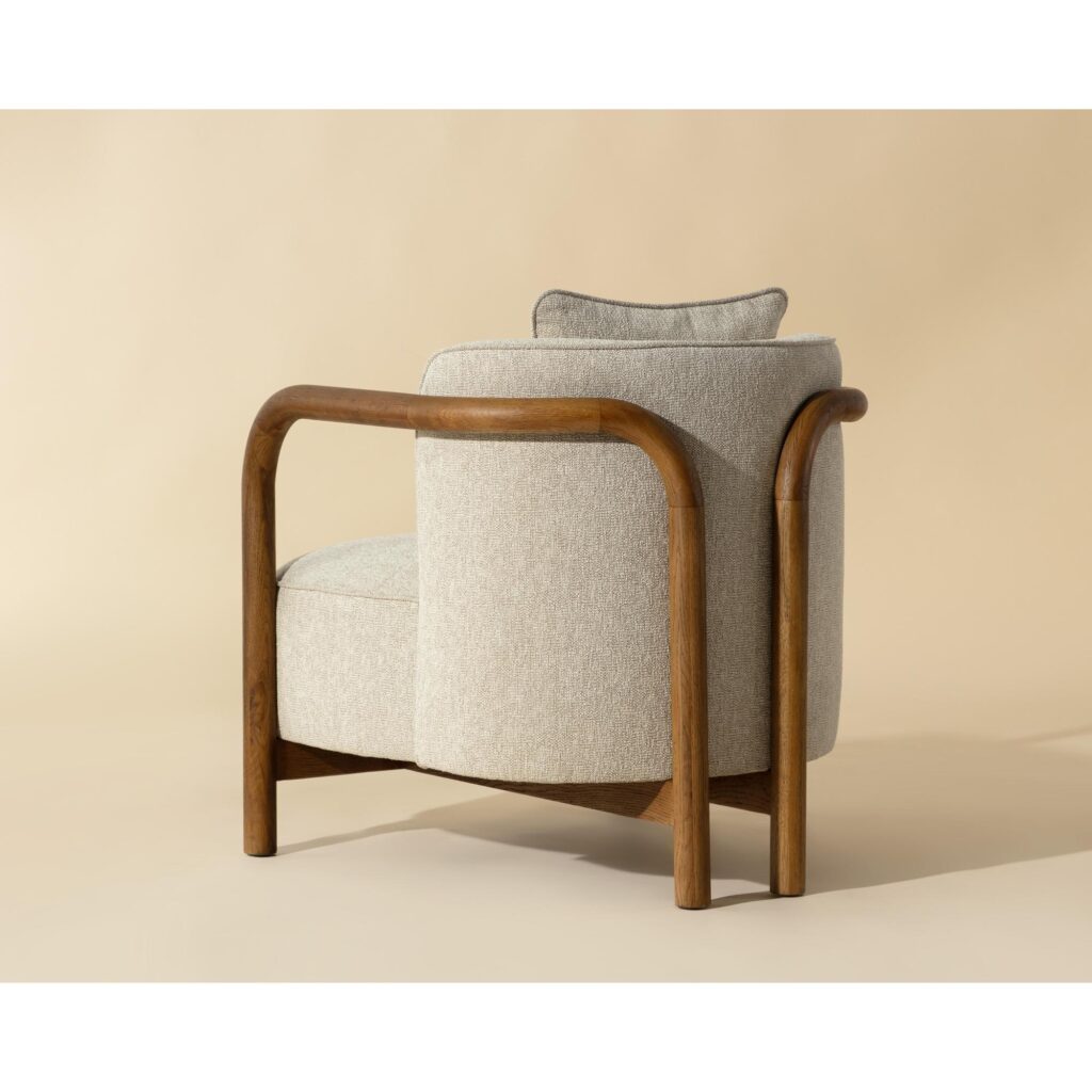 Beatrice Lounge Chair - Dove Cream - Image 9