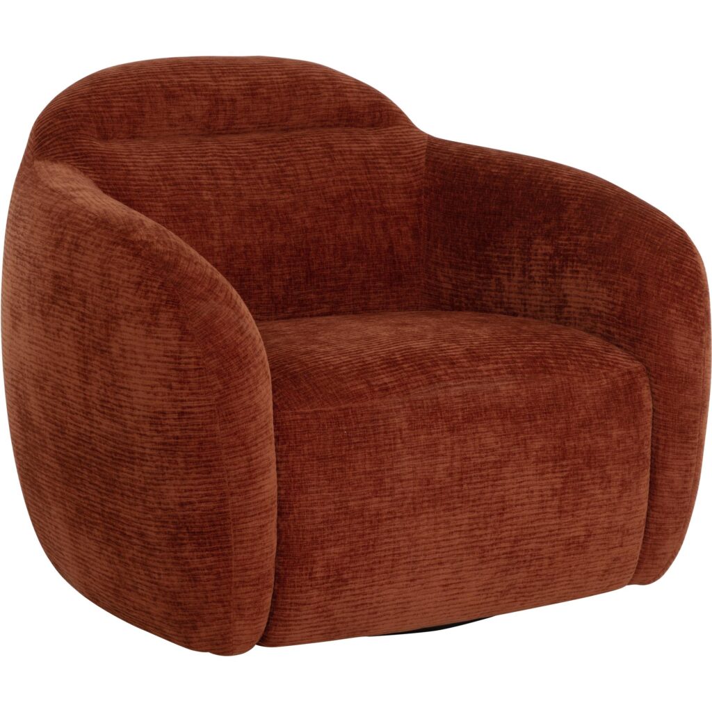 Ismo Swivel Lounge Chair - Opera Spice - Image 4