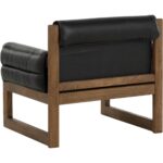 Ferguson Lounge Chair - Vintage Black Night Leather 111964 111964 FERGUSON LOUNGE CHAIR VINTAGE BLACK NIGHT LEATHER 23
