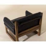 Ferguson Lounge Chair - Vintage Black Night Leather 111964 111964 FERGUSON LOUNGE CHAIR VINTAGE BLACK NIGHT LEATHER 6