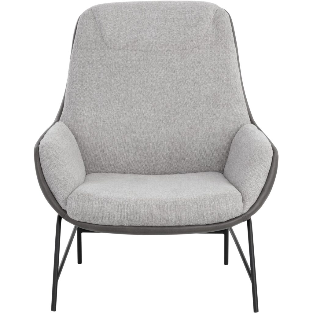 Lucier Lounge Chair - Belfast Heather Grey / Bravo Ash - Image 7