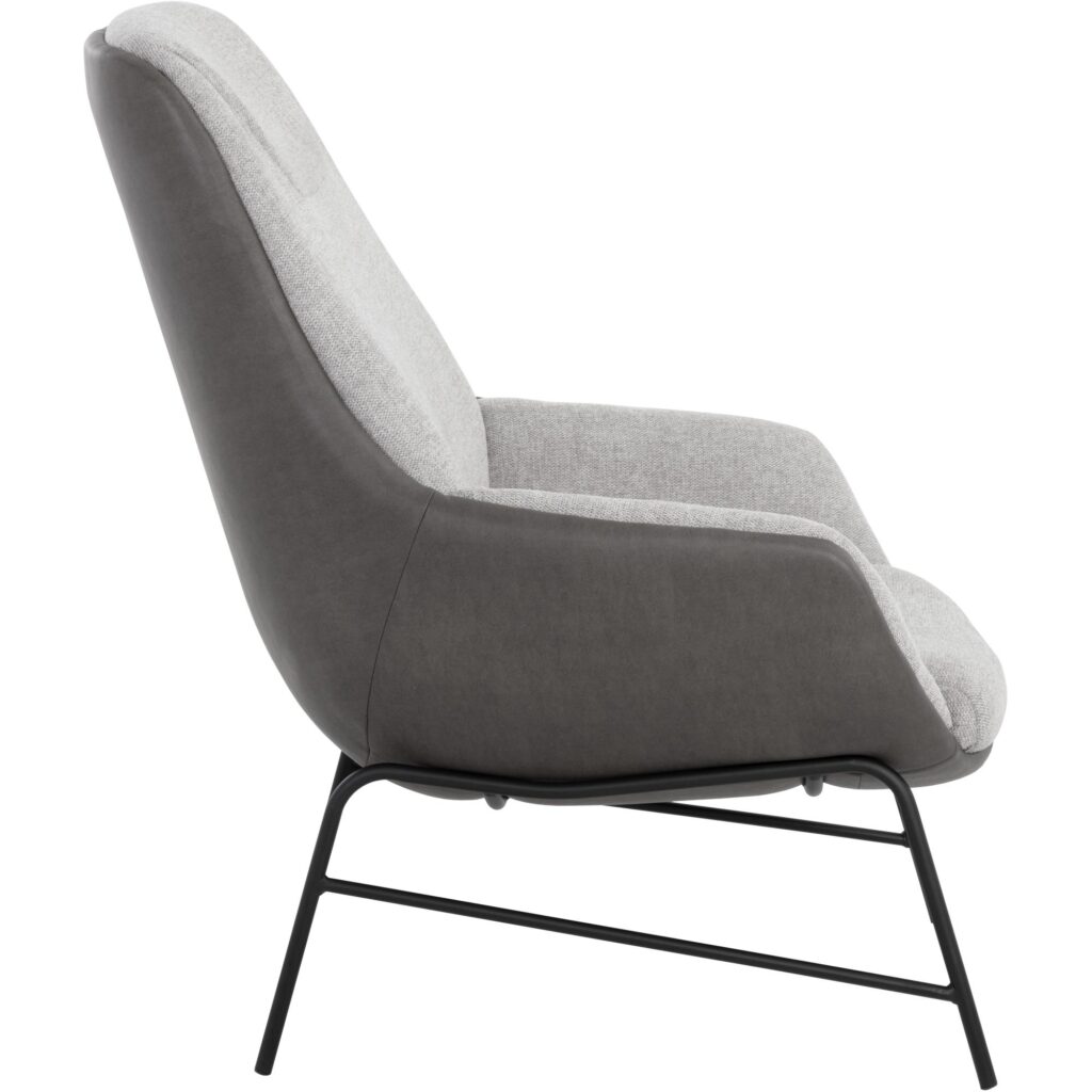 Lucier Lounge Chair - Belfast Heather Grey / Bravo Ash - Image 8