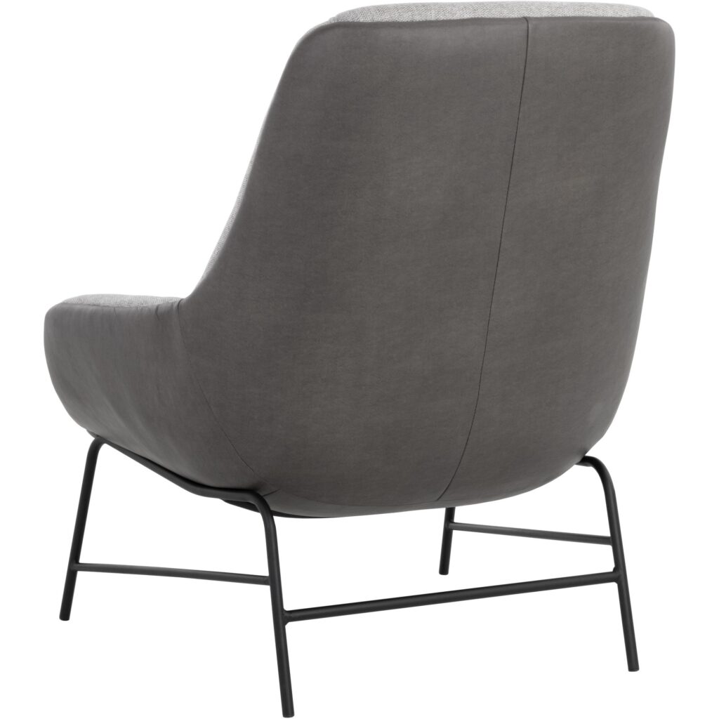 Lucier Lounge Chair - Belfast Heather Grey / Bravo Ash - Image 9