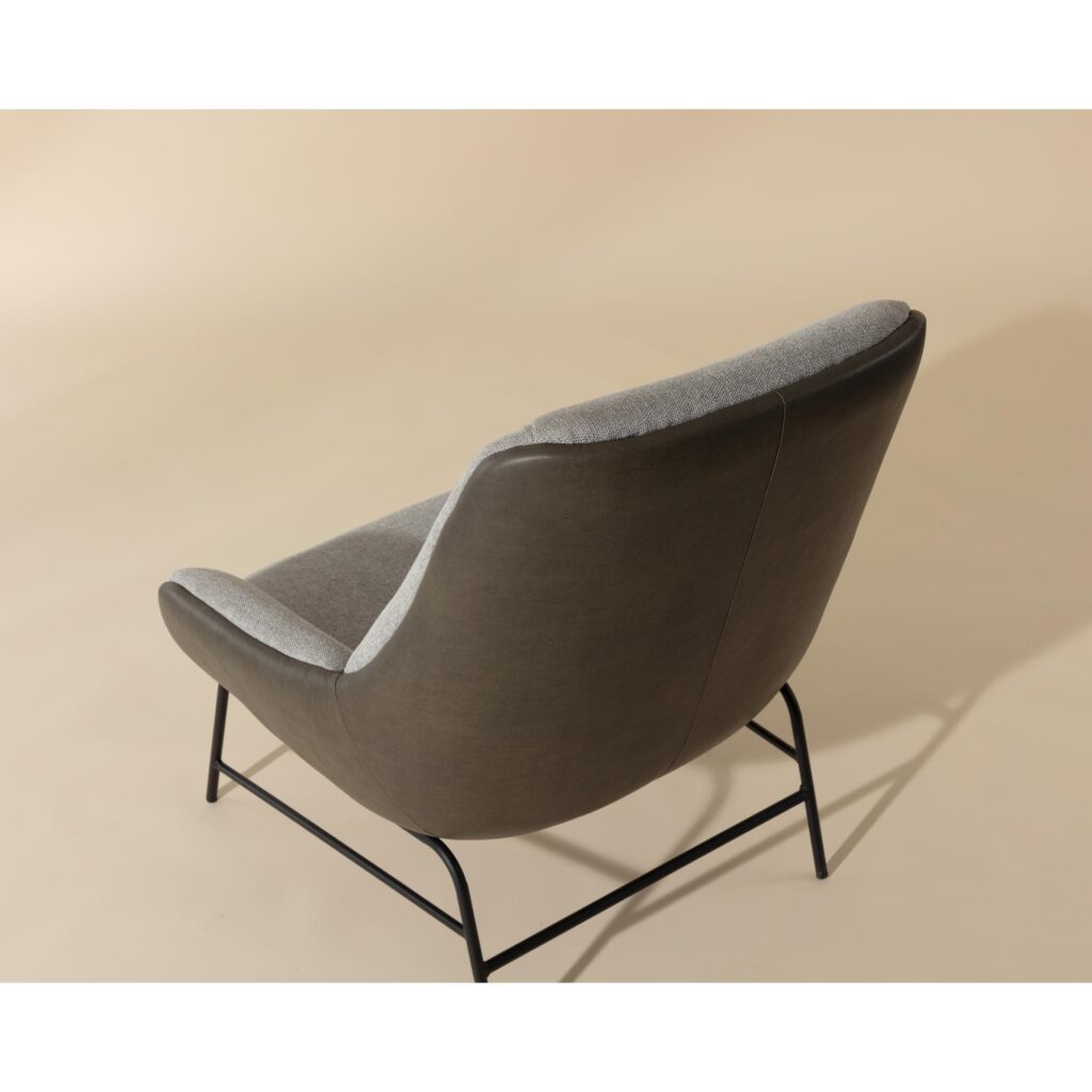 Lucier Lounge Chair - Belfast Heather Grey / Bravo Ash - Image 5