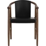 Aran Dining Armchair - Onyx Leather 111987 111987 ARAN DINING ARMCHAIR ONYX LEATHER 21