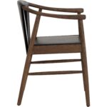 Aran Dining Armchair - Onyx Leather 111987 111987 ARAN DINING ARMCHAIR ONYX LEATHER 22