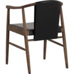 Aran Dining Armchair - Onyx Leather 111987 111987 ARAN DINING ARMCHAIR ONYX LEATHER 23