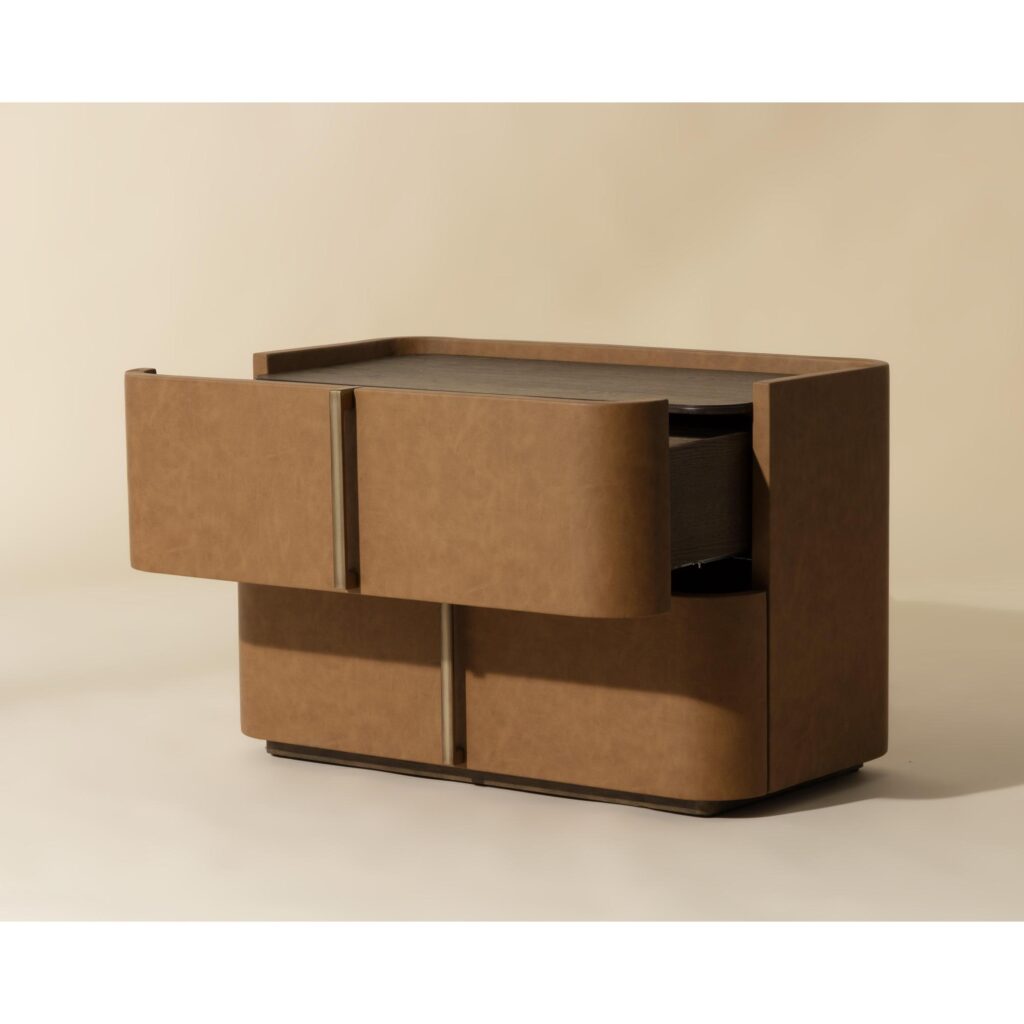 Jamille Nightstand - Large - Cognac - Image 3