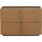 Jamille Nightstand - Large - Cognac 112014 112014 JAMILLE NIGHTSTAND LARGE COGNAC 22