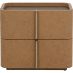 Jamille Nightstand - Small - Cognac 112015 112015 JAMILLE NIGHTSTAND SMALL COGNAC 22