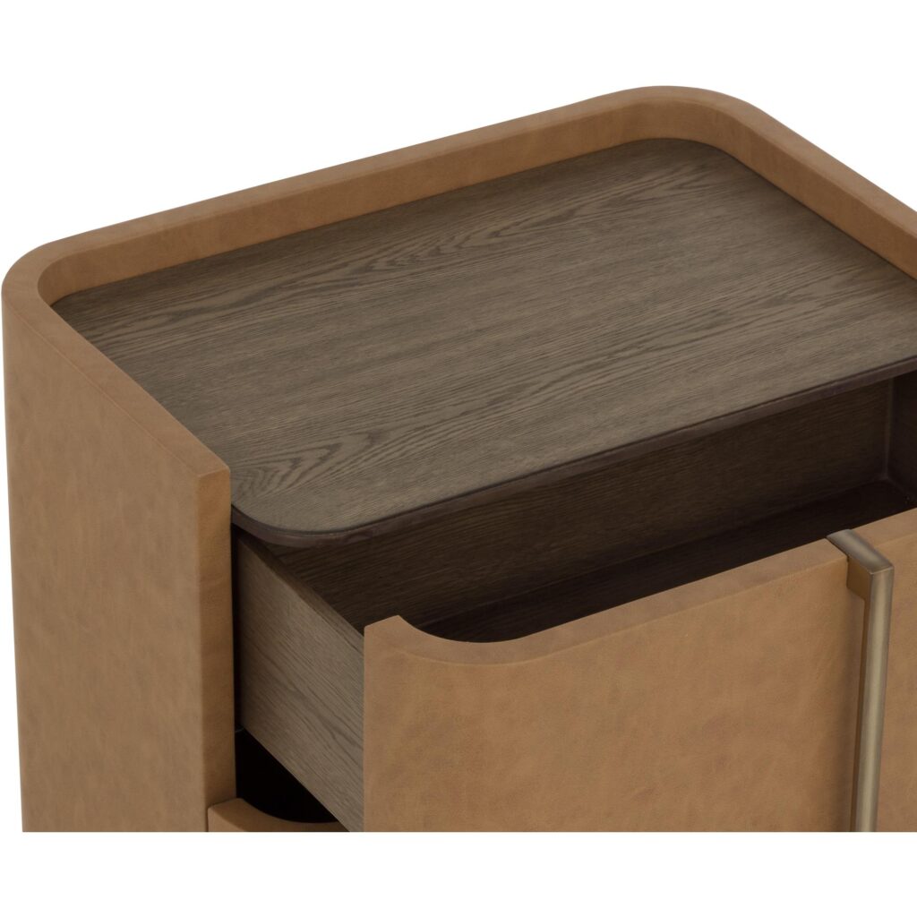 Jamille Nightstand - Small - Cognac - Image 10