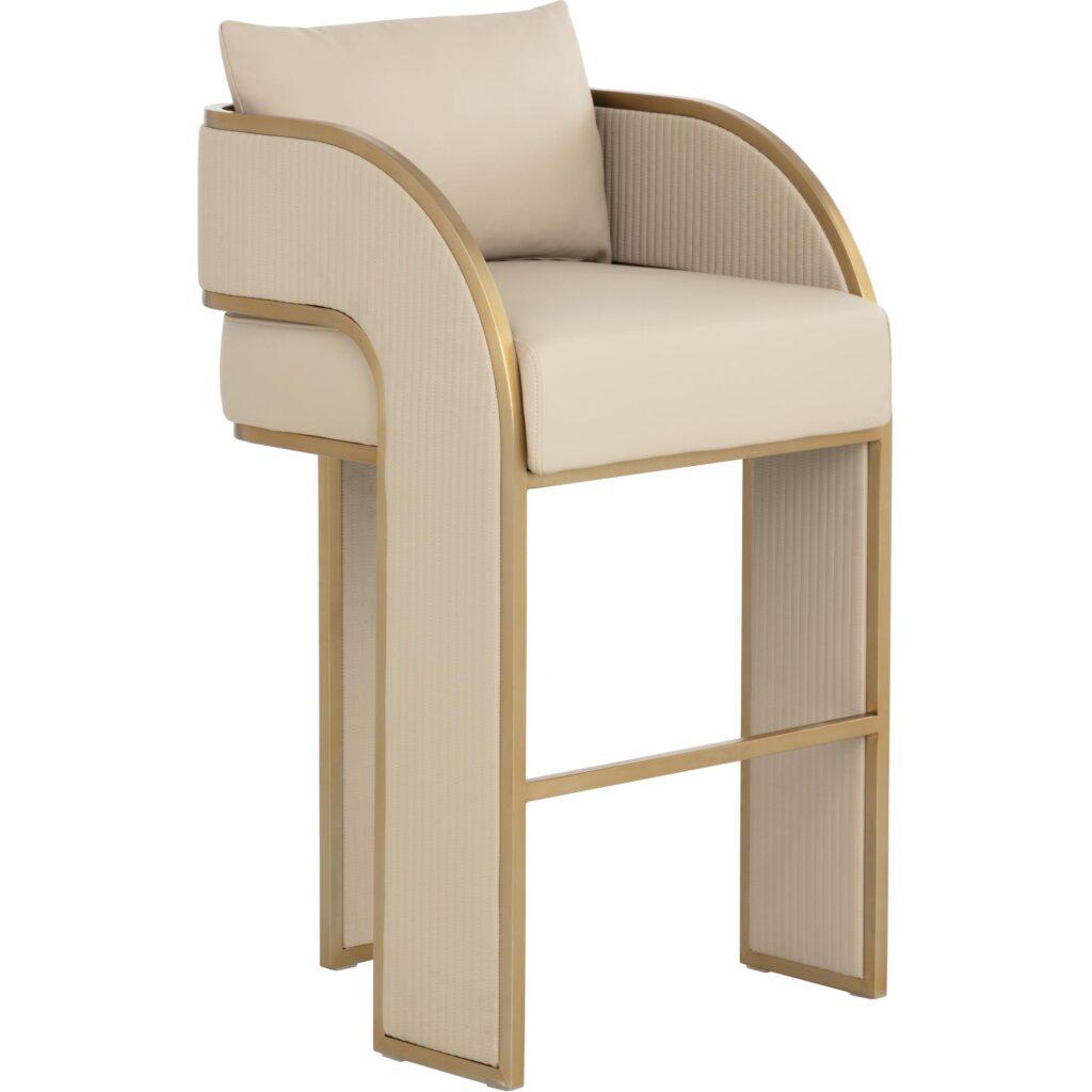 Baz Barstool - Napa Beige - Image 4