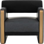 Edgar Lounge Chair - Bravo Black / Abbington Black 112022 112022 EDGAR LOUNGE CHAIR MILLIKEN BLACK ABBINGTON BLACK 21