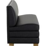 Radcliff Banquette - Bravo Black 112023 112023 RADCLIFF BANQUETTE MILLIKEN BLACK 2