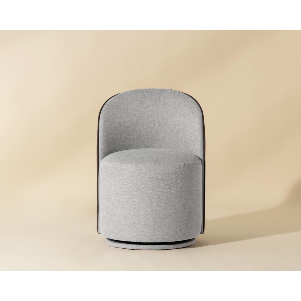 Cavoli Swivel Dining Chair - Belfast Heather Grey / Meg Ash - Image 2