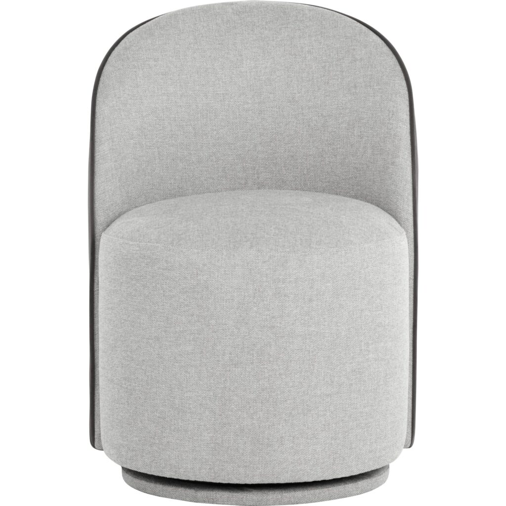 Cavoli Swivel Dining Chair - Belfast Heather Grey / Meg Ash - Image 5
