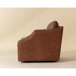 Orwell Swivel Lounge Chair - Cognac Leather 112041 112041 ORWELL SWIVEL LOUNGE CHAIR COGNAC LEATHER 2
