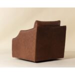 Orwell Swivel Lounge Chair - Cognac Leather 112041 112041 ORWELL SWIVEL LOUNGE CHAIR COGNAC LEATHER 3