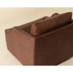 Orwell Swivel Lounge Chair - Cognac Leather 112041 112041 ORWELL SWIVEL LOUNGE CHAIR COGNAC LEATHER 6