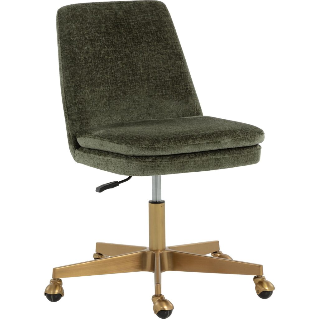 Berget Office Chair - Bergen Olive - Image 4