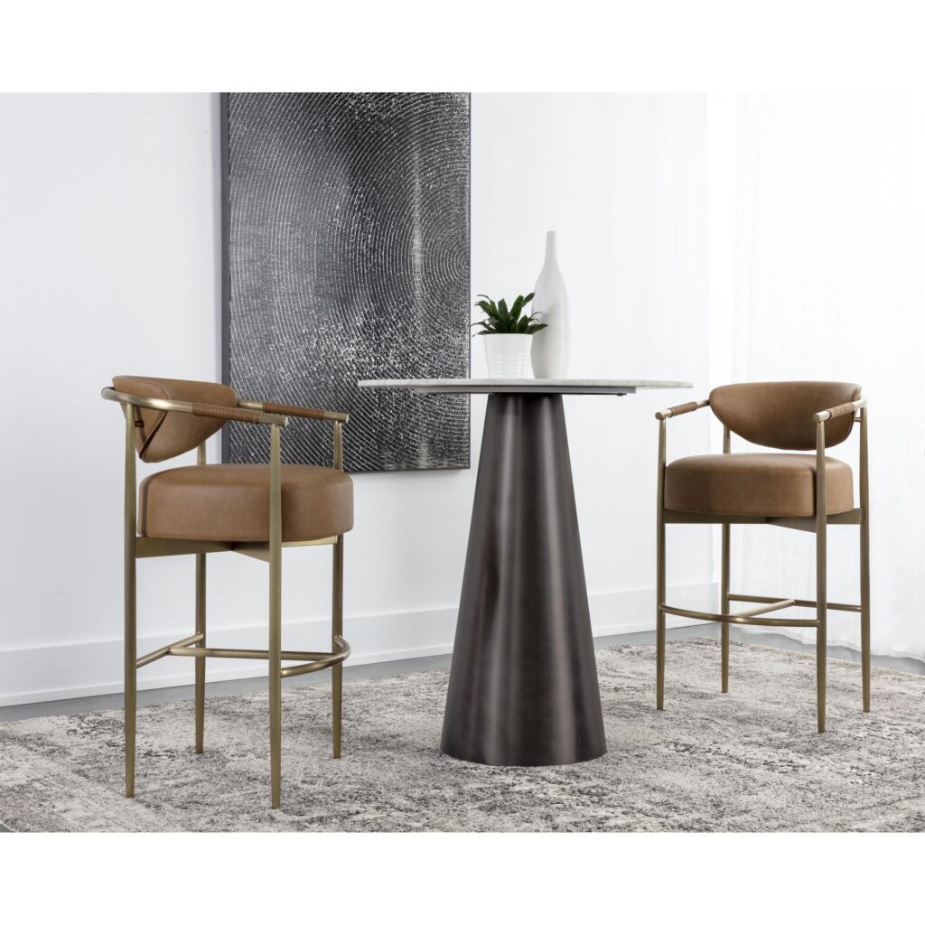 Heloise Barstool - Milliken Cognac - Image 5