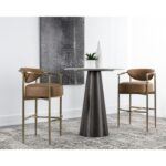 Heloise Barstool - Milliken Cognac 112065 112065 HELOISE BARSTOOL MILLIKEN COGNAC 5