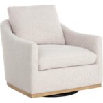 Corbin Swivel Lounge Chair - Effie Linen 112092 112092 CORBIN SWIVEL LOUNGE CHAIR EFFIE LINEN 20