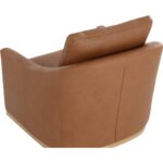 Corbin Swivel Lounge Chair - Aline Butternut Leather 112093 112093 CORBIN SWIVEL LOUNGE CHAIR ALINE BUTTERNUT LEATHER 26