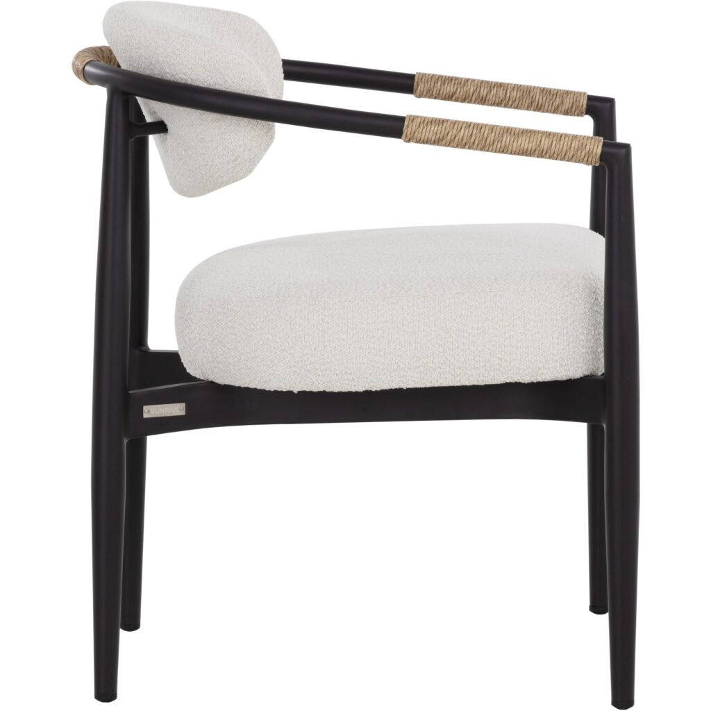 Marita Dining Armchair - Black - Louis Cream - Image 7