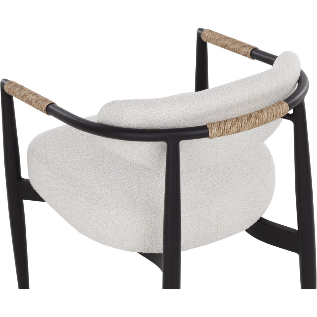 Marita Dining Armchair - Black - Louis Cream - Image 9