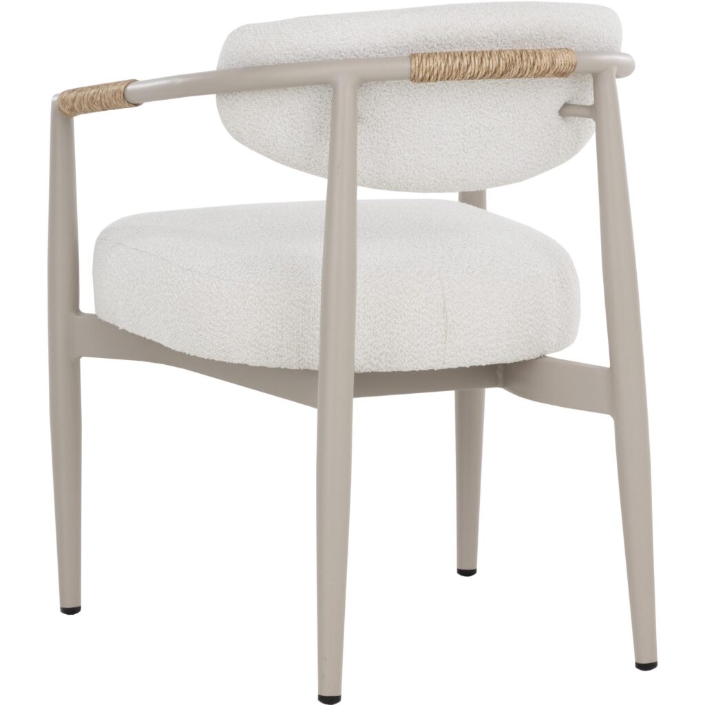 Marita Dining Armchair - Greige - Louis Cream - Image 8