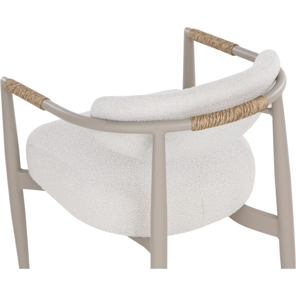 Marita Dining Armchair - Greige - Louis Cream - Image 9