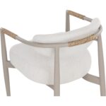 Marita Dining Armchair - Greige - Louis Cream 112102 112102 MARITA DINING ARMCHAIR GREIGE LOUIS CREAM 26