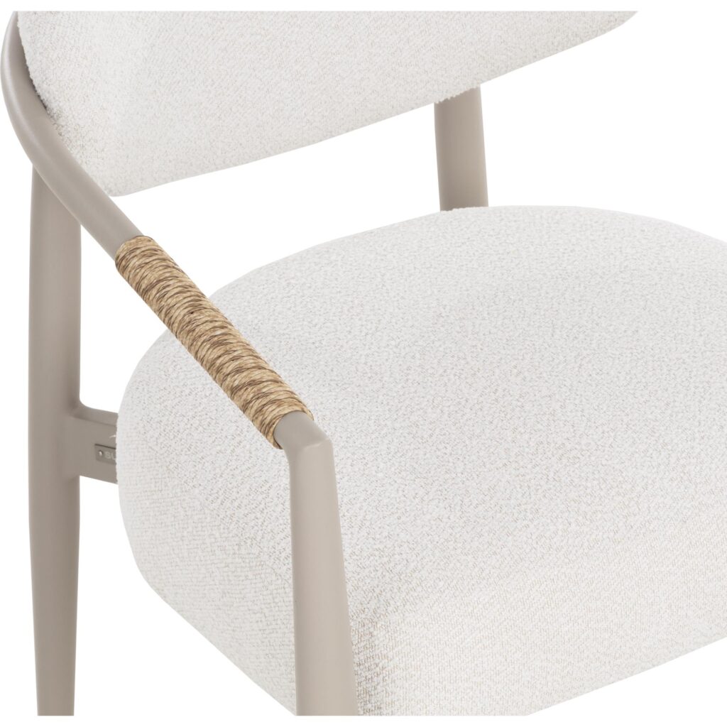 Marita Dining Armchair - Greige - Louis Cream - Image 10