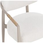 Marita Dining Armchair - Greige - Louis Cream 112102 112102 MARITA DINING ARMCHAIR GREIGE LOUIS CREAM 27