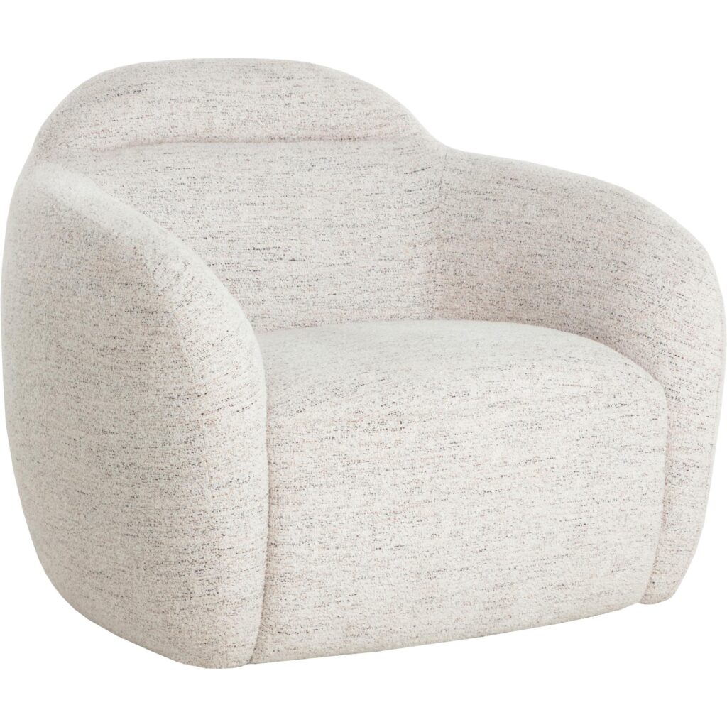 Ismo Swivel Lounge Chair - Hailey Moon - Image 4