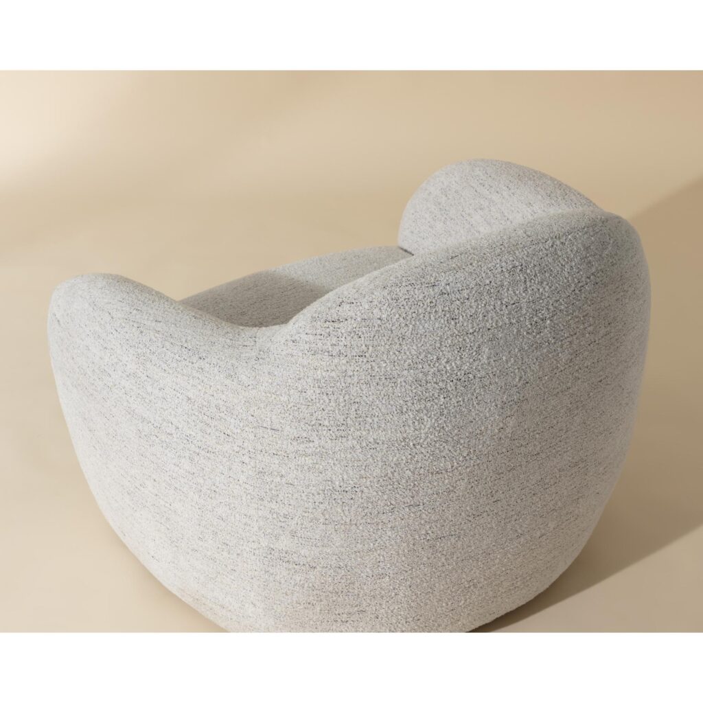Ismo Swivel Lounge Chair - Hailey Moon - Image 3