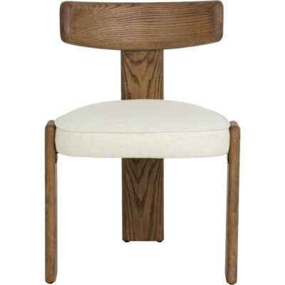 Horton Dining Chair - Warm Brown - Geralt Linen 112107 112107 HORTON DINING CHAIR WARM BROWN GERALT LINEN 21