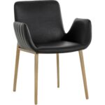 Lucano Dining Armchair - Bravo Black 112111 112111 LUCANO DINING ARMCHAIR BRAVO BLACK 20