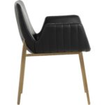 Lucano Dining Armchair - Bravo Black 112111 112111 LUCANO DINING ARMCHAIR BRAVO BLACK 22