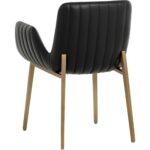 Lucano Dining Armchair - Bravo Black 112111 112111 LUCANO DINING ARMCHAIR BRAVO BLACK 23