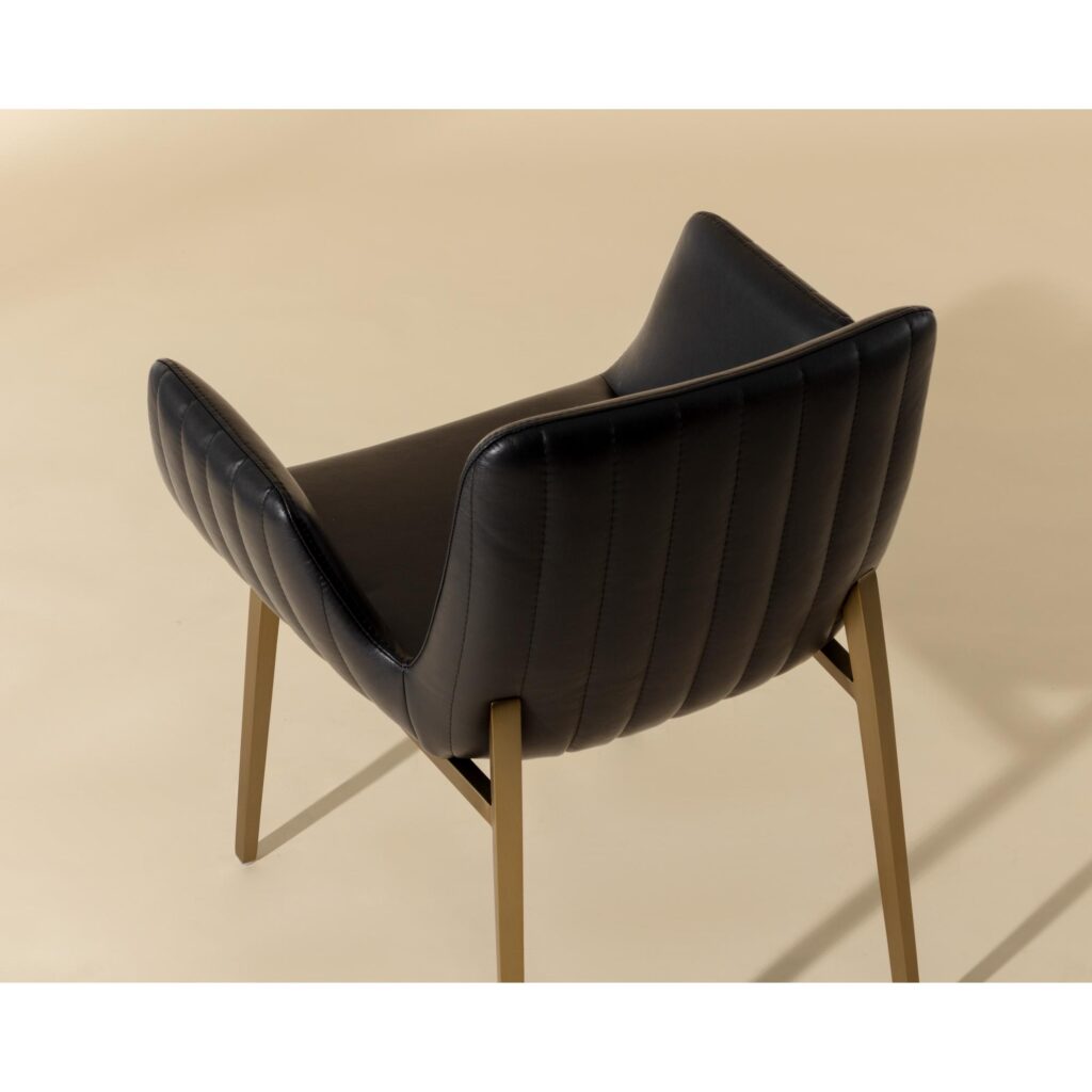 Lucano Dining Armchair - Bravo Black - Image 3