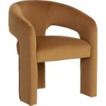 Isidore Dining Armchair - Meg Gold 112112 112112 ISIDORE DINING ARMCHAIR MEG GOLD 20