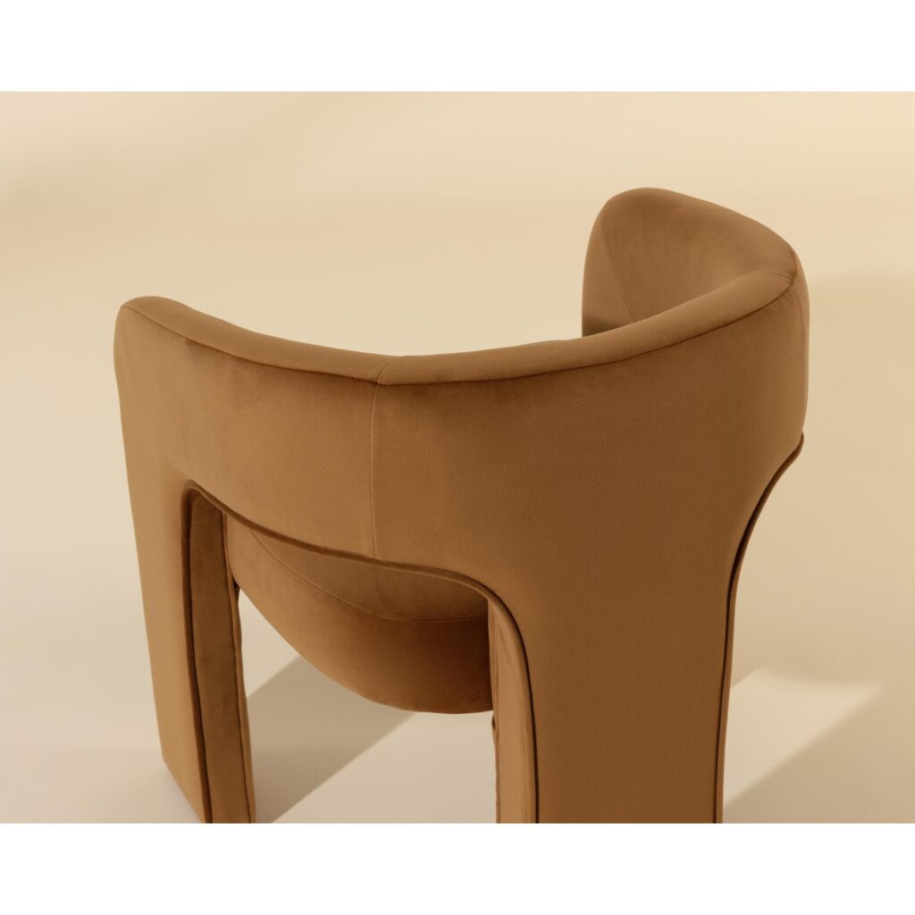 Isidore Dining Armchair - Meg Gold - Image 3