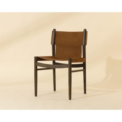 Argus Dining Chair - Nubuck Caramel Leather