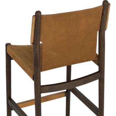 Argus Barstool - Nubuck Caramel Leather 112138 112138 ARGUS BARSTOOL NUBUCK CARAMEL LEATHER 26